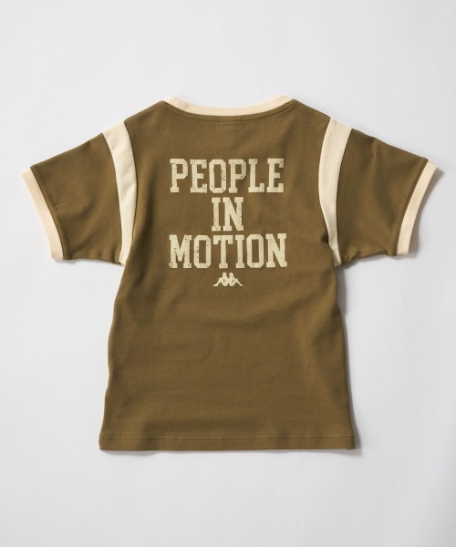 Kappa(カッパ)の「メッセージ半袖Tシャツ(Tシャツ/カットソー・レディース・ブラック/カーキ・LARGE/MEDIUM/SMALL)」の6枚目の写真