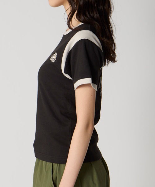 Kappa(カッパ)の「メッセージ半袖Tシャツ(Tシャツ/カットソー・レディース・ブラック/カーキ・LARGE/MEDIUM/SMALL)」の10枚目の写真