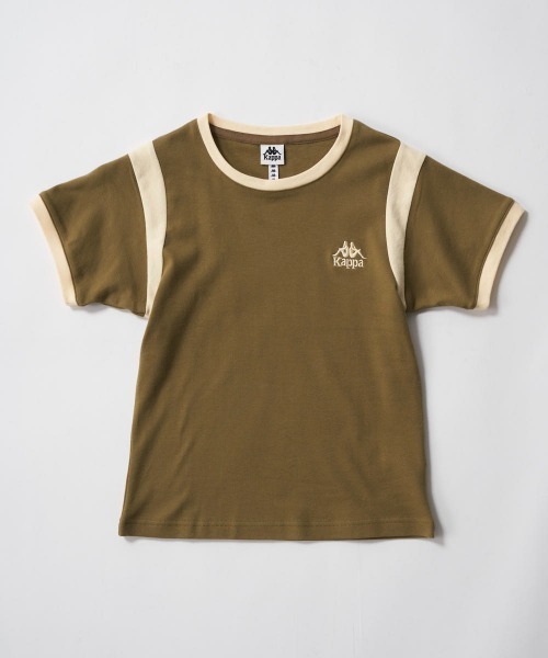 Kappa(カッパ)の「メッセージ半袖Tシャツ(Tシャツ/カットソー・レディース・ブラック/カーキ・LARGE/MEDIUM/SMALL)」の5枚目の写真