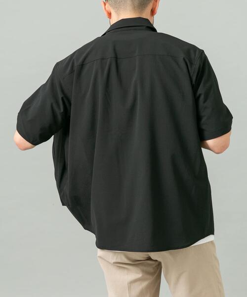 URBAN RESEARCH ROSSO MEN(アーバンリサーチロッソメン)の「『WEB限定』『XLサイズあり』『吸水速乾』Air Stretch レギュラーカラーシャツ(シャツ/ブラウス・メンズ・ブラック/ブラウン/ネイビー/チャコールグレー・X-LARGE/LARGE/MEDIUM/SMALL)」の6枚目の写真