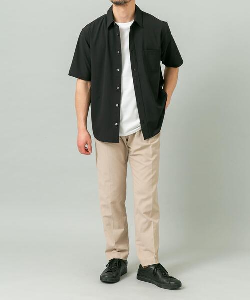 URBAN RESEARCH ROSSO MEN(アーバンリサーチロッソメン)の「『WEB限定』『XLサイズあり』『吸水速乾』Air Stretch レギュラーカラーシャツ(シャツ/ブラウス・メンズ・ブラック/ブラウン/ネイビー/チャコールグレー・X-LARGE/LARGE/MEDIUM/SMALL)」の7枚目の写真