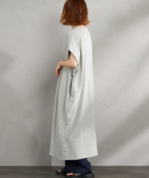 mizuiroind（ミズイロインド）の「[mizuiro ind/ミズイロインド] フリース ノースリーブロングワンピース（ワンピース・レディース・ブラック/グレー・F）」の15枚目の写真