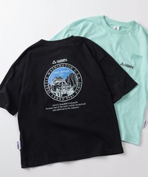make a ray!（メイク ア レイ！）の「【99】【GERRY/ジェリー】ワンポイントロゴ バックプリント ドライ クルーネックTシャツ/吸水速乾/キッズ（Tシャツ/カットソー）」