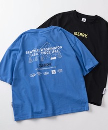 make a ray!（メイク ア レイ！）の「【99】【GERRY/ジェリー】ワンポイントロゴ バックプリント ドライ クルーネックTシャツ/吸水速乾/キッズ（Tシャツ/カットソー）」
