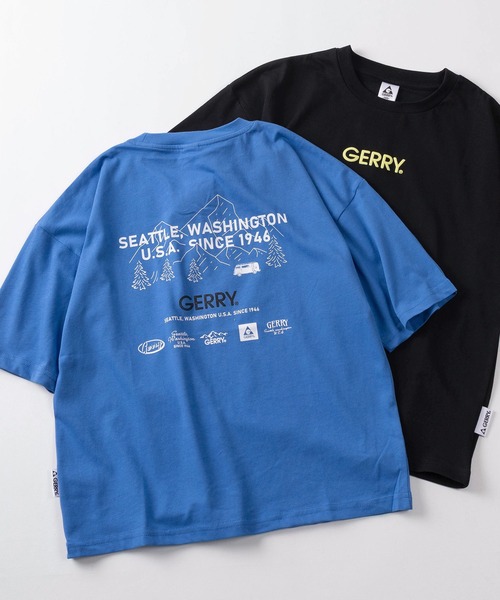 GERRY(ジェリー)の「【99】【GERRY/ジェリー】ワンポイントロゴ バックプリント ドライ クルーネックTシャツ/吸水速乾/キッズ(Tシャツ/カットソー・キッズ・ブラック系2/グレー/ブラック系1/サックスブルー系/ブラック系/サックスブルー系1/ブルー系/ブルー系1・140/150/160)」の7枚目の写真