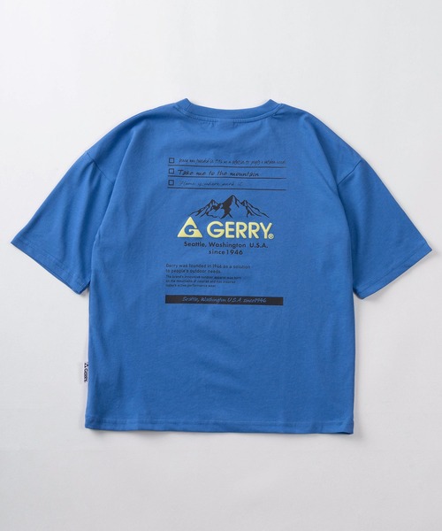 GERRY(ジェリー)の「【99】【GERRY/ジェリー】ワンポイントロゴ バックプリント ドライ クルーネックTシャツ/吸水速乾/キッズ(Tシャツ/カットソー・キッズ・ブラック系2/グレー/ブラック系1/サックスブルー系/ブラック系/サックスブルー系1/ブルー系/ブルー系1・140/150/160)」の10枚目の写真