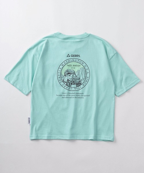 GERRY(ジェリー)の「【99】【GERRY/ジェリー】ワンポイントロゴ バックプリント ドライ クルーネックTシャツ/吸水速乾/キッズ(Tシャツ/カットソー・キッズ・ブラック系2/グレー/ブラック系1/サックスブルー系/ブラック系/サックスブルー系1/ブルー系/ブルー系1・140/150/160)」の18枚目の写真