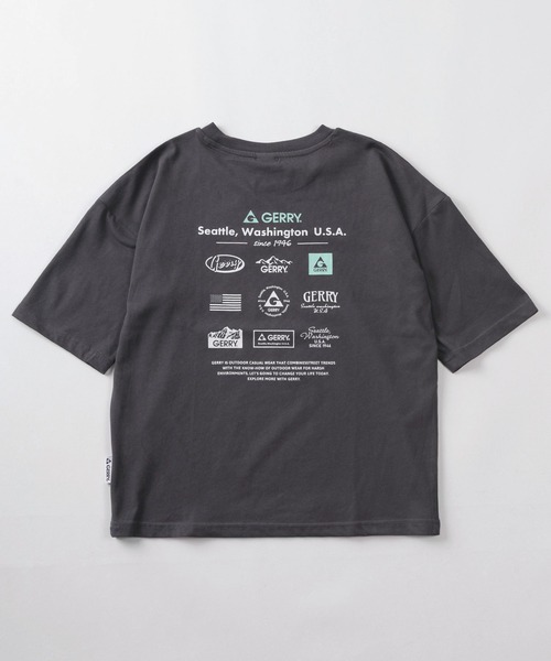 GERRY(ジェリー)の「【99】【GERRY/ジェリー】ワンポイントロゴ バックプリント ドライ クルーネックTシャツ/吸水速乾/キッズ(Tシャツ/カットソー・キッズ・ブラック系2/グレー/ブラック系1/サックスブルー系/ブラック系/サックスブルー系1/ブルー系/ブルー系1・140/150/160)」の22枚目の写真