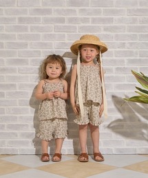 riziere（リジェール）の「小花柄シャーリングセットアップ（セットアップ）」