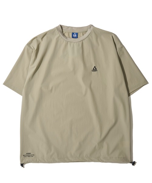 GERRY（ジェリー）の「【GERRY/ジェリー】接触冷感 裾ドローコード ストレッチナイロン ショートスリーブTシャツ（Tシャツ/カットソー・メンズ・ブラウン/グレイッシュベージュ/ブラック・LARGE/X-LARGE/MEDIUM）」の8枚目の写真