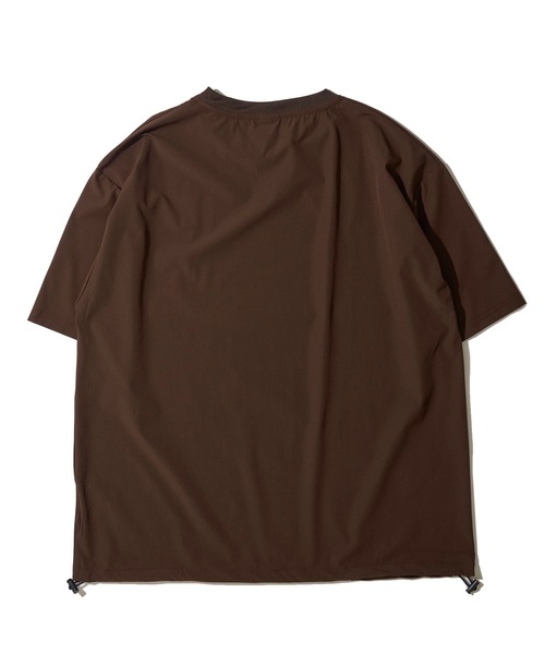 GERRY（ジェリー）の「【GERRY/ジェリー】接触冷感 裾ドローコード ストレッチナイロン ショートスリーブTシャツ（Tシャツ/カットソー・メンズ・ブラウン/グレイッシュベージュ/ブラック・LARGE/X-LARGE/MEDIUM）」の7枚目の写真