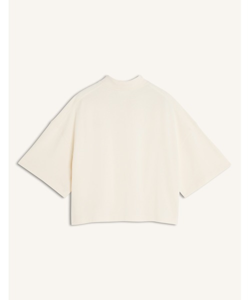 Maison Kitsune（メゾンキツネ）の「MAISON KITSUNE PARIS OVERSIZE POLO（ポロシャツ・レディース・ベージュ・L/M/S）」の2枚目の写真