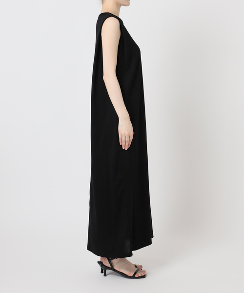 U by SPICK&SPAN(ユーバイスピックアンドスパン)の「ショルダータックロングワンピース(ワンピース・レディース・イエロー/ブラック/カーキ・FREE)」の6枚目の写真