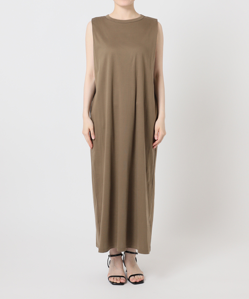 U by SPICK&SPAN(ユーバイスピックアンドスパン)の「ショルダータックロングワンピース(ワンピース・レディース・イエロー/ブラック/カーキ・FREE)」の13枚目の写真