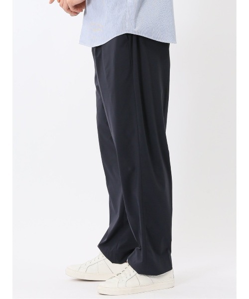 TAKA-Q(タカキュー)の「パンツ メンズ ストレッチ 軽量 ややゆったり ワイド トラウザー ワンタック イージー セットアップ可能 ナイロン混(チノパンツ・メンズ・ブラウン/ネイビー・S/MEDIUM/LARGE/X-LARGE)」の17枚目の写真