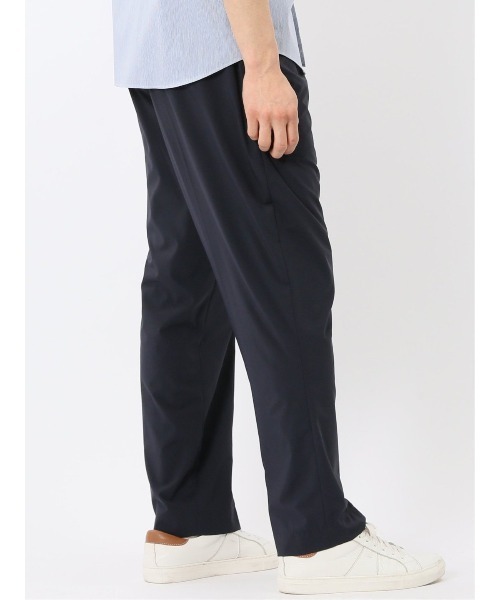 TAKA-Q(タカキュー)の「パンツ メンズ ストレッチ 軽量 ややゆったり ワイド トラウザー ワンタック イージー セットアップ可能 ナイロン混(チノパンツ・メンズ・ブラウン/ネイビー・S/MEDIUM/LARGE/X-LARGE)」の19枚目の写真