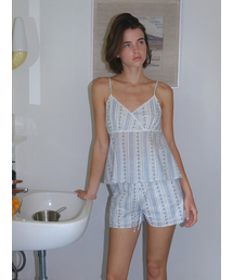 Liv sleeveless blouse (blue)