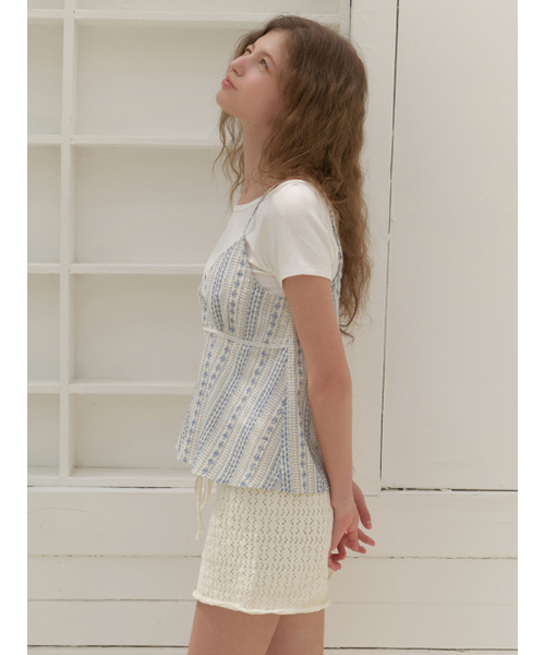 RE_L(リエル)の「Liv sleeveless blouse (blue)(シャツ/ブラウス・レディース・その他・FREE)」の4枚目の写真