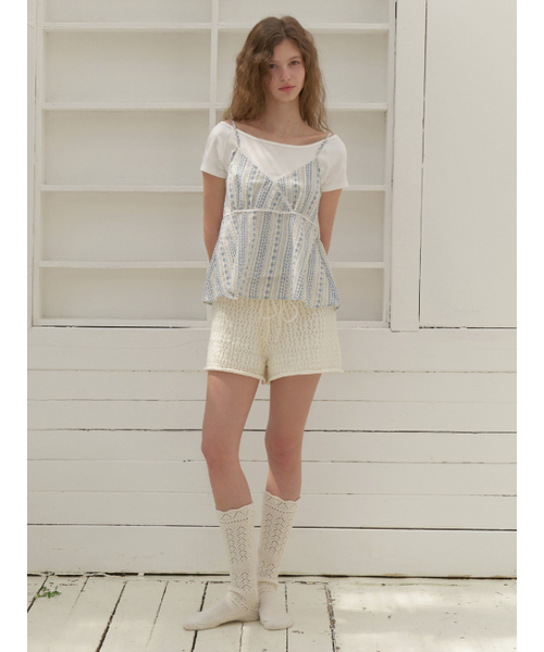 RE_L(リエル)の「Liv sleeveless blouse (blue)(シャツ/ブラウス・レディース・その他・FREE)」の6枚目の写真