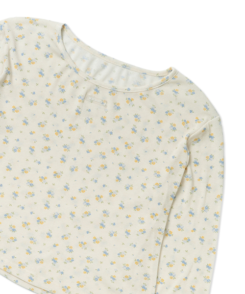 WITHOUT SUMMER(ウィズアウトサマ)の「デイジークロップTシャツ_クリーム(Tシャツ/カットソー・レディース・その他・FREE)」の3枚目の写真