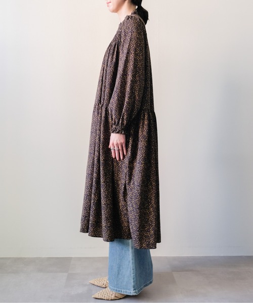 DOLLUPOOPS(ドールアップウップス)の「Shirring Dot Dress(シャーリングドットワンピース)(ワンピース・レディース・イエロー・FREE)」の12枚目の写真