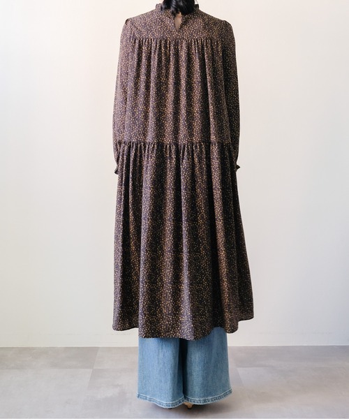 DOLLUPOOPS(ドールアップウップス)の「Shirring Dot Dress(シャーリングドットワンピース)(ワンピース・レディース・イエロー・FREE)」の13枚目の写真