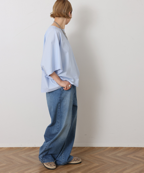 JOURNAL STANDARD LUXE（ジャーナルスタンダード　ラックス）の「12OZデニム ドアパンツ（デニムパンツ・レディース・ブルー・LARGE/MEDIUM/SMALL）」の8枚目の写真