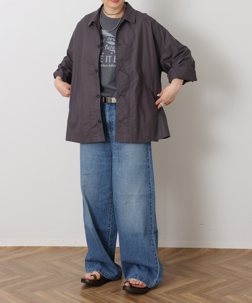 JOURNAL STANDARD LUXE（ジャーナルスタンダード　ラックス）の「12OZデニム ドアパンツ（デニムパンツ・レディース・ブルー・LARGE/MEDIUM/SMALL）」の5枚目の写真