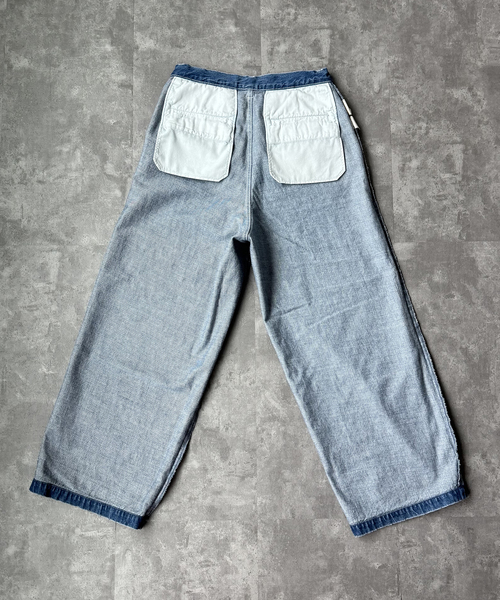 JOURNAL STANDARD LUXE(ジャーナルスタンダード ラックス)の「12OZデニム ドアパンツ(デニムパンツ・レディース・ブルー・LARGE/MEDIUM/SMALL)」の4枚目の写真