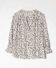 SLOBE IENA（スローブイエナ）の「花柄7分袖ブラウス（シャツ/ブラウス）」
