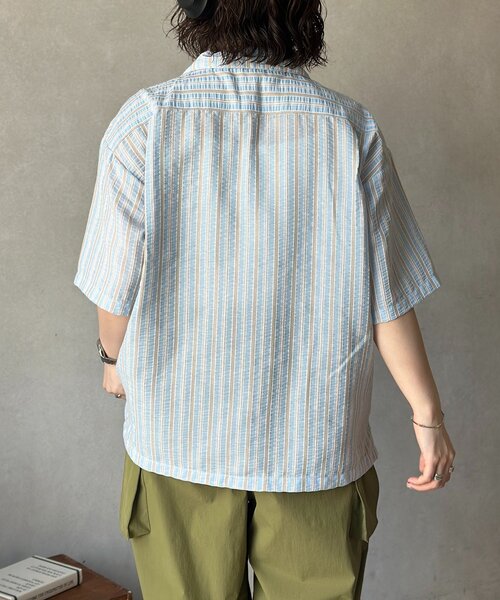 CPCM(シーピーシーエム)の「ワッペンドビー半袖開襟シャツ(シャツ/ブラウス・メンズ・アイボリー/レッド/ブルー・FREE)」の20枚目の写真
