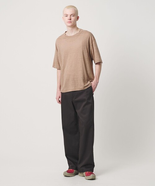 UNITED ARROWS & SONS(ユナイテッドアローズアンドサンズ)の「<UNITED ARROWS & SONS> LINEN CREW TEE/Tシャツ(Tシャツ/カットソー・メンズ・ライム・L/S/XL)」の5枚目の写真