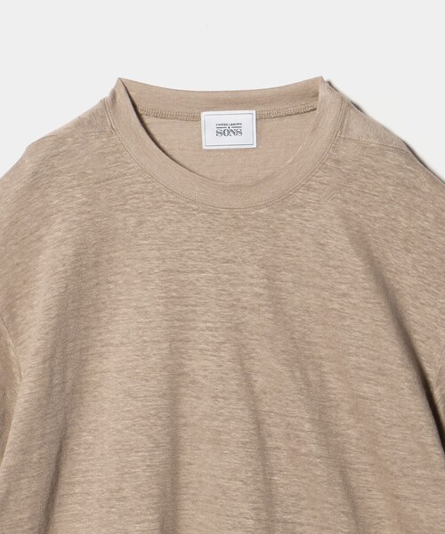 UNITED ARROWS & SONS(ユナイテッドアローズアンドサンズ)の「<UNITED ARROWS & SONS> LINEN CREW TEE/Tシャツ(Tシャツ/カットソー・メンズ・ライム・L/S/XL)」の11枚目の写真