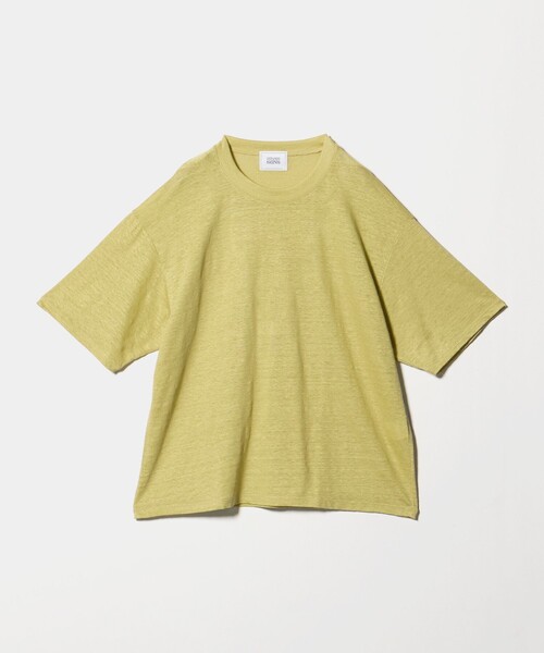 UNITED ARROWS & SONS(ユナイテッドアローズアンドサンズ)の「<UNITED ARROWS & SONS> LINEN CREW TEE/Tシャツ(Tシャツ/カットソー・メンズ・ライム・L/S/XL)」の14枚目の写真