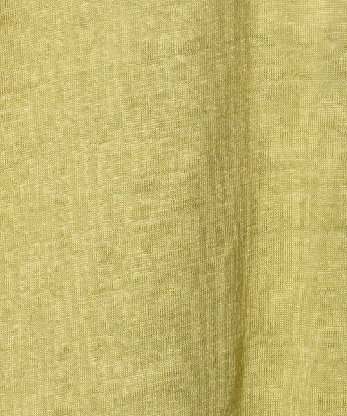 UNITED ARROWS & SONS(ユナイテッドアローズアンドサンズ)の「<UNITED ARROWS & SONS> LINEN CREW TEE/Tシャツ(Tシャツ/カットソー・メンズ・ライム・L/S/XL)」の16枚目の写真