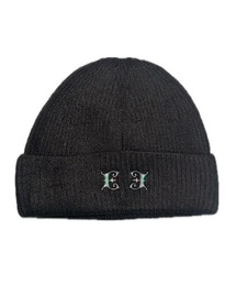 E RIN AI E（オリンアイ）の「【E RIN AI E】EE EMBLEM BASIC BEANIE / 【オリンアイ】EEエンブレムベーシックメタルロゴビーニー（ニットキャップ/ビーニー）」