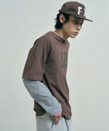 88レイヤードロングスリーブブラウン