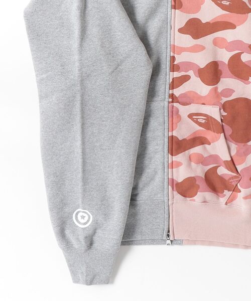 A BATHING APE（アベイシングエイプ）の「1ST CAMO CRYSTAL STONE SHARK FULL ZIP HOODIE（パーカー・レディース・ブラック/グレー・MEDIUM/SMALL）」の14枚目の写真