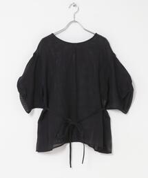 CHIGNON（シニヨン）の「CHIGNON　シアーチェックボリュームスリーブプルオーバー（シャツ/ブラウス）」