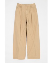 CURVE LINE TUCK パンツ