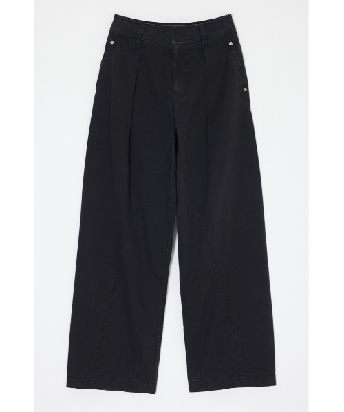 moussy CURVE LINE TUCK パンツ 再入荷&新色：ライトブラック】CURVE LINE TUCK パンツ（その他パンツ