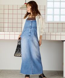 Women's Cotton Drill Overalls Skirt（ジャンパースカート）｜DANTON