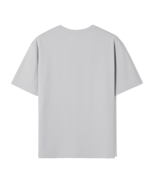 ADHOC(アドホック)の「男性分斗シグニチャー犬プリント半袖Tシャツ (ベージュ) (HC4ST90)(Tシャツ/カットソー・メンズ・その他・95/100/105/110)」の2枚目の写真