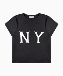 SPイニシャルクロップ半袖Tシャツブラック