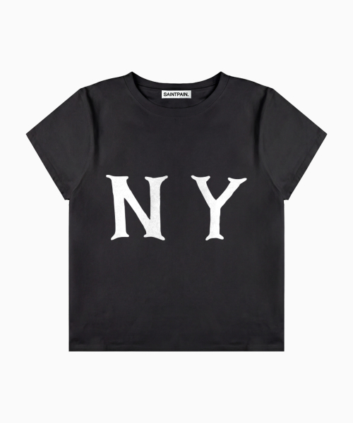 SAINTPAIN(セイントペイン)の「SPイニシャルクロップ半袖Tシャツブラック(Tシャツ/カットソー・レディース・その他・FREE)」の1枚目の写真