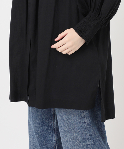 journal standard L'essage(ジャーナルスタンダードレサージュ)の「SWボイル2WAYチュニックブラウス(シャツ/ブラウス・レディース・ホワイト/ブラック・FREE)」の22枚目の写真