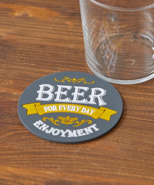BIRTHDAY BAR(バースデイバー)の「BIRTHDAY BAR ビールコースター(キッチンツール・レディース・ネイビー/グレー・0)」の3枚目の写真