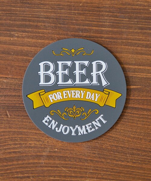 BIRTHDAY BAR(バースデイバー)の「BIRTHDAY BAR ビールコースター(キッチンツール・レディース・ネイビー/グレー・0)」の4枚目の写真