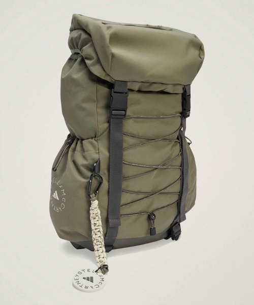 adidas(アディダス)の「adidas by Stella McCartney バックパック【adidas by Stella McCartney】 / アディダス adidas(バックパック/リュック・レディース・カーキ・FREE)」の3枚目の写真