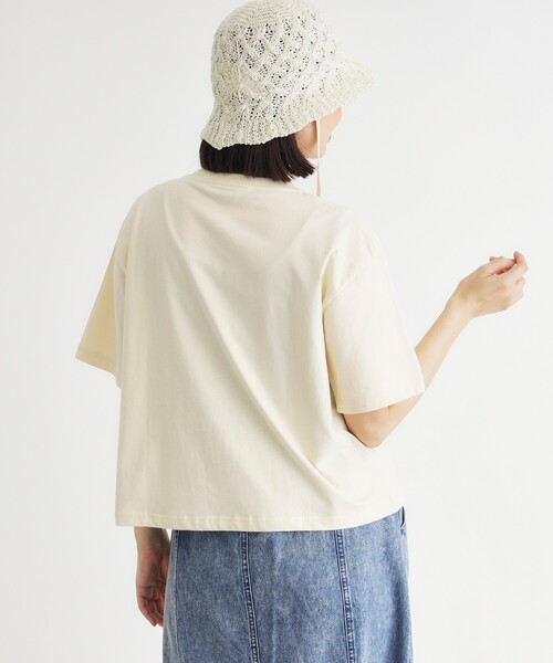 HONEYSUCKLE ROSE(ハニーサックルローズ)の「CAMP7(キャンプ7)プリントTシャツ(Tシャツ/カットソー・レディース・ベージュ/オフホワイト・04/05)」の10枚目の写真